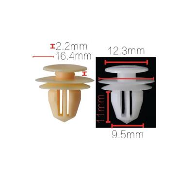 China Plastic Rivet 91560-S9A-A01 Universal Plastic Door Panel Clips for sale