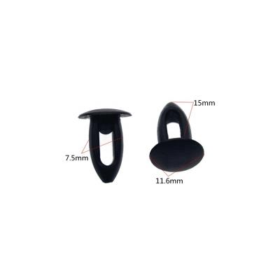 China Bonnet Plastic Black Nylon Seal Circlips for sale