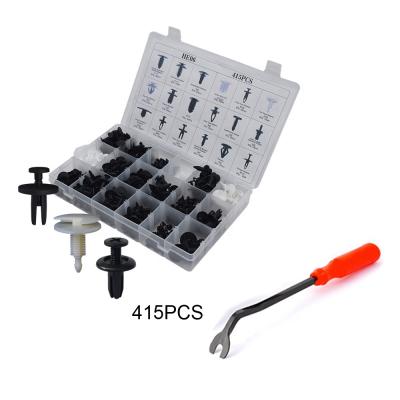 China 415Pcs Nylon Car Retainer Clips Plastic Fasteners Kit for sale