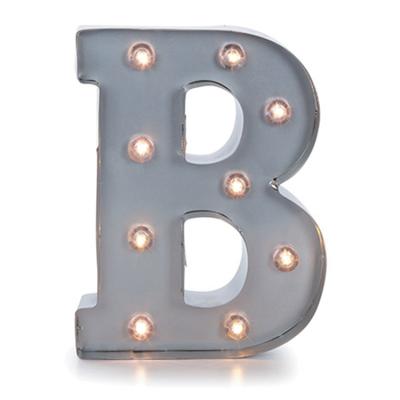 China China Custom Punched Hole Light Up Marquee Number Led Marquee Letter Lights For Birthday Party Celebration for sale