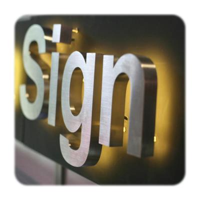 China Other Bright 3d Led Light Logo Sign Backlit Backlit Letters for sale