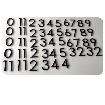 China Sunscreen Custom 3 inch House Numbers in Stainless Steel Spray Paint for sale