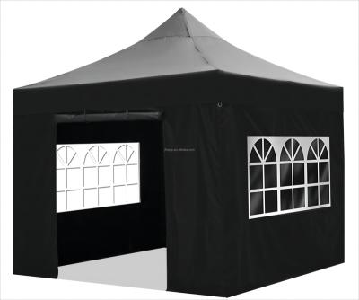 China 100% factory OEM waterproof canopy tent, foldable pop up canopy tent, events canopy tent with sidewall and 3x3M 10x10FT window for sale