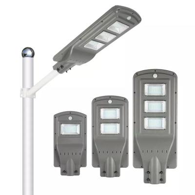 China Wholesale ROAD 20w 40w 60w Outdoor Waterproof Motion Sensor Solar Street Light Energy Saving Remote Control Solar Street Light for sale