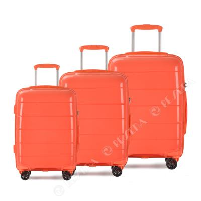 China Bag RESENA pp Waterproof Carry On Valise Koffer Design Luggage Trolley Patent Trolley Bags pp Suitcase Trolley Luggage for sale