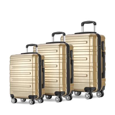 China Valigia Fashionable High Quality Hard Cases Trolley Spinner Shell 4 Wheeled Travel Luggage Suitcase Bags Suitcase Sets for sale