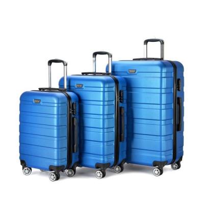 China Original New Trolley Waterproof Bag Luggage Manufacturer Products 20 Inch 24 Inch 28 Inch ABS Material Set Trolley Moving Luggage for sale