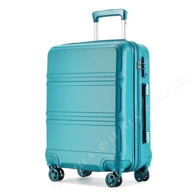 China Travel RESENA RA9004 OEM ODM Professinal Factory Travel Trolley Bottom Luggage Carry On Lightweight ABS Suitcases Luggage for sale