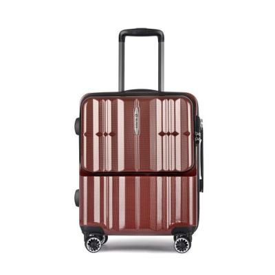 China High Quality PC Hard Shell Aluminum Suitcase Trolley Travel Luggage Bag for sale