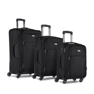 China 3pcs Polyester Fabric Travel Luggage Bag / Trolley Luggage for sale