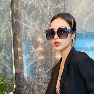 China Fashion sunglasses brand luxury oversized women's 2022 oversized women's glasses brand designer sunglasses wholesale for sale