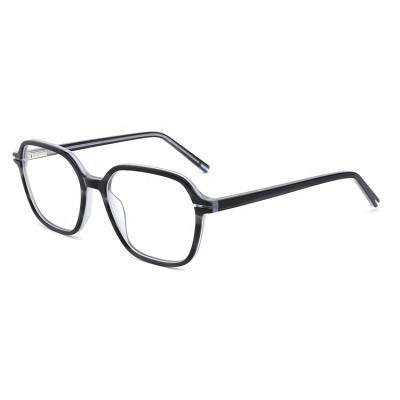 China Manufacturers High End Unisex Acetate Glass Frame Eyeglasses Optical Frames Eye Glass Frames for sale