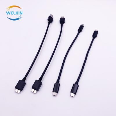 China Custom Design Motor Cable Assembled Cable Assembled High Speed ​​USB3.0 AM to Type-C 30AWG 20CM For OEM Logo HUB Data Transmission Support for sale