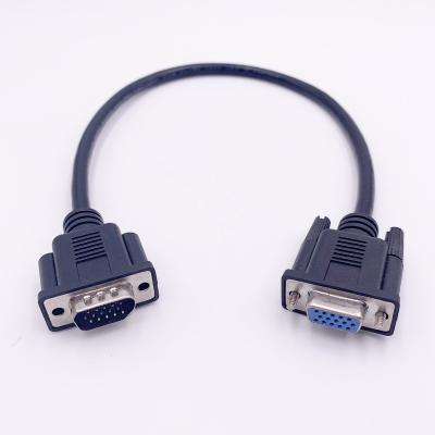 China custom oem wire harness manufacturer 1007 1015 20awg electrical cable overmolding waterproof DB15 male to female VGA cables and connectors customize for sale