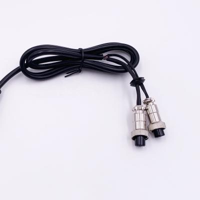 China m12 jumper wire oem manufacturer connector wire harness assembly cable female and male high temperature auto electrical wire PARALLEL CABLE for sale