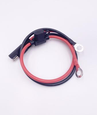 China S A E Connector Factory Jumper S A E Power Cable Battery Booster Cable With Fuse IP67 5A Waterproof For Car Battery Cable 16AWG for sale