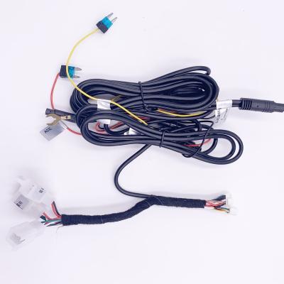 China Overmolding Cable WELKIN Factory OEM ECU Wire Harness 4Pin 3.0mm 4.2mm Automotive Housing For Automotive Machine Wiring Flat Cable Assembly for sale