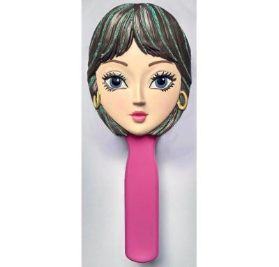 China GORGEOUS HAIR BRUSH home PRINCESS HAIR COMB BEAUTY FOR CHILDREN AND TEENAGERS for sale