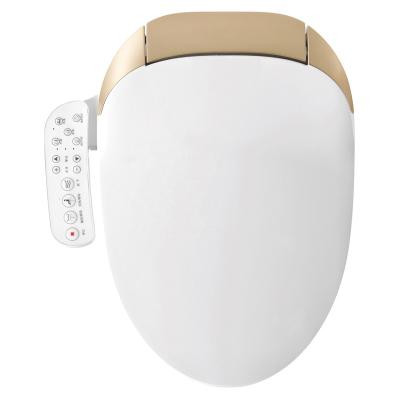 China Electronic Bidets GOLD COLOR/WHITE COLOR SMART ELECTRONIC TOILET SEAT COVER W/2 SETS ION FILTER for sale