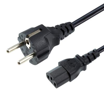 China High Quality Industrial EAR ZIM European Standards Plug IEC320 C13 3*1.5mm 5m Black Power Cord for sale