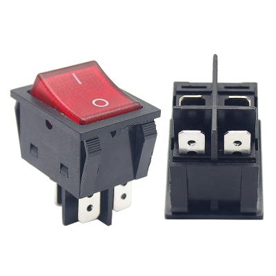 China 30A 250VAC big current kcd4 welding machine QY604 - 201 rocker switches for sale