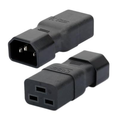 China Electronic PDU UPS IEC320 Male C19 To Female Socket C14 Converter Power Adapter for sale