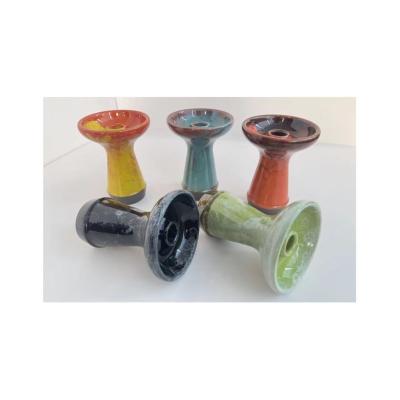 China Eco-friendly Wholesale Price Ceramic Hookah Bowls Narguile Head Bowl Shisha Smoking Accessories Hookahs Bowl for sale