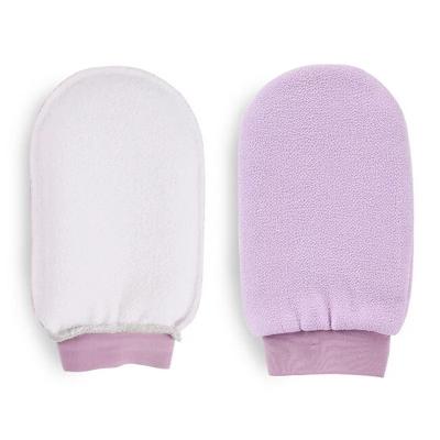 China EXFOLIATING Bath Glove Magic Towel Glove Scrub Shower Exfoliating Gloves for sale