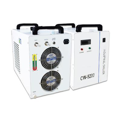 China Industrial machine repair shops refrigerator cw3000 cw5000 CW5200 water cooling refrigerator industrial water chiller for CO2 laser machines for sale