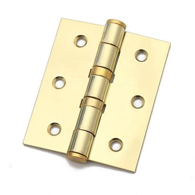 China Modern 3inch Gold Plated Iron Material Interior Door Hinge for sale