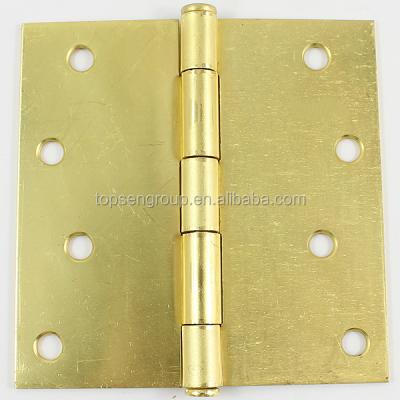 China butt hinge steel brass plating 4inch for sale