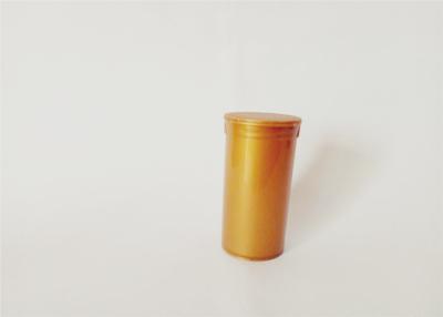 China 100% het Polypropyleen Pop Hoogste Flesjes van de voedselrang, Gouden Plastic Pillencontainers voor Marihuana Te koop