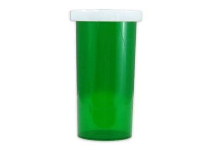 China Eco Friendly Green Child Resistant Vials , No Sharp Edges Child Resistant Bottles for sale