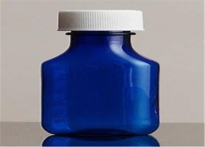 Cina Anche bottiglie liquide di plastica della medicina di spessore, 3 bottiglie liquide blu di prescrizione di OZ in vendita