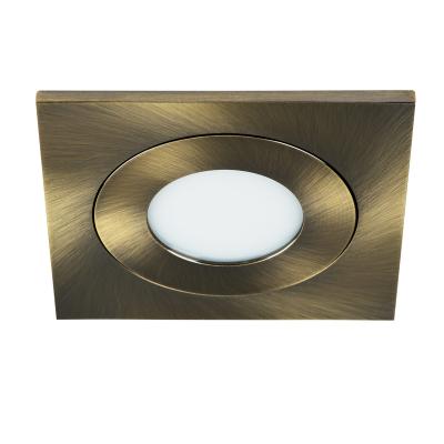 China Contemporary Multiple Colors Adjustable Ceiling Spot Light Tiltable Recessed Square Led Downlight for sale