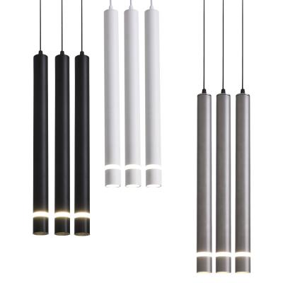 China Modern Aluminum Black White COB 85-265V Chrome Kitchen Living Room Beside Lamp Pendant Lights for sale