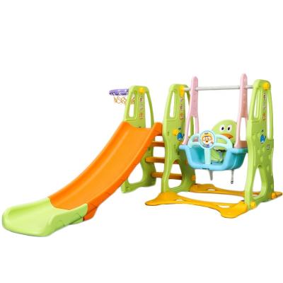 China toddler 1-8years 4-in-1 climber and swing set kids basketball hoop game set for both indoors and backyard for sale