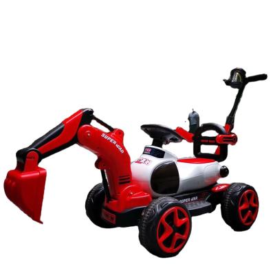 China Ride On Toy China Wholesale Music Flashing Lights Kids Ride On Children Electric Tractor Mounted Slicer Mini for sale