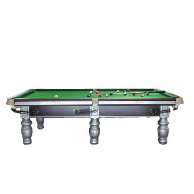 China Low Zink Alloy Price Guaranteed Quality American Billiard 10ft 9ft Solid Wood Billiard Table for sale