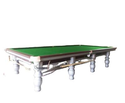 China Real Leather Billiard Factory Wholesaler from Pocket+Net China Manufacturer 12ft Billiard and Pool Snooker Tables for sale