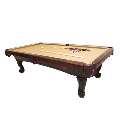 China Leather& Economical Iron Custom Design Art Carving Luxury Pool Dining Buy Sale Billiards Table for sale