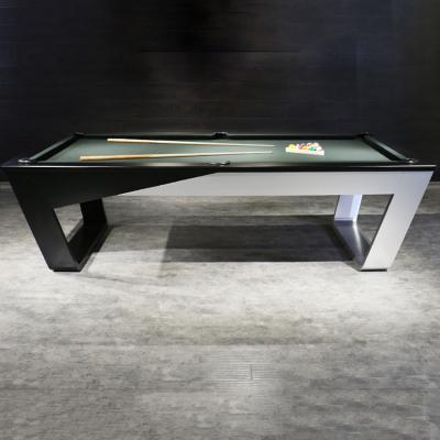 China Meilin Japan Real Leather Pocket JK Full Wood Cheap Price Rubber Billiard Table for sale