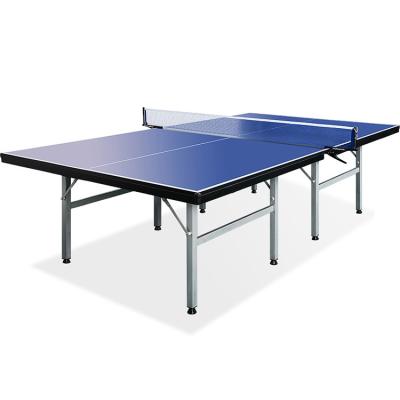 China Indoor Table Tennis Ping Pong Table Folding Adult Standard Entertainment Indoor Tennis Table for sale