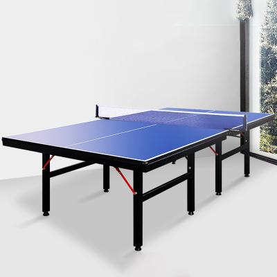 China Factory Supply Entertainment Factory Direct Indoor Foldable Ping Pong Table Indoor Table Tennis Table Easy Carry For Adult for sale