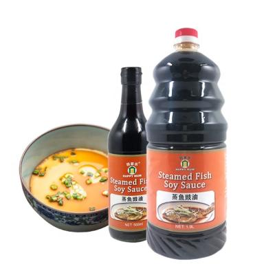 China Low Delivery 500ml Low Delivery Vegan Sodium Black Fish Steamed Soy Sauce for sale