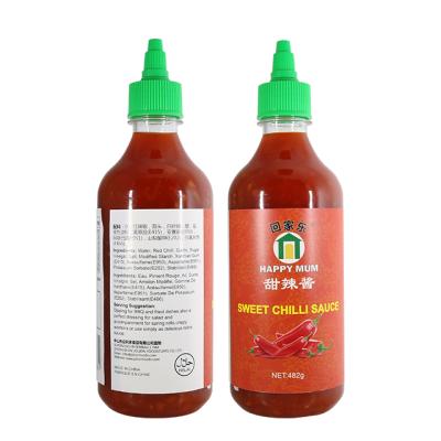 China Authentic Thai Sweet Sauce 482g Cooked Chilli Sauce Squeeze Bottle Sweet Chilli Sauce for sale