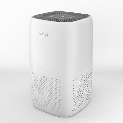 China Mini Portable Air Purifier Dust UV Sterilization Remove Smoke Home Use Hepa Filter 99.97% Cigarette Small 0.3 Micron Dust Allergens for sale