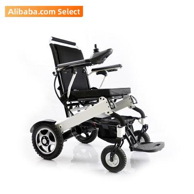 China Aluminum Motorized Wheelchairs Power Wheelchairs Portable Electric Wheelchair For Disabled Y207 for sale