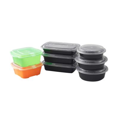 China Disposable Plastic Fast Food Take Out Container Disposable Bento Lunch Box for sale