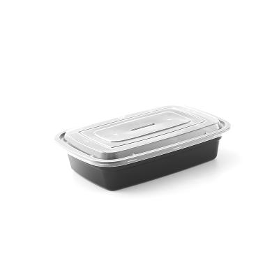 China Disposable Food Lunch Box Food Container PP Microwave Bento Box Plastic Takeout Packaging Blister for sale